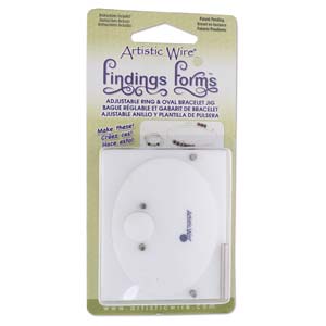 Findings Forms Adjustable Bracelet & Ring Combination Tool (2" x 2.5")
