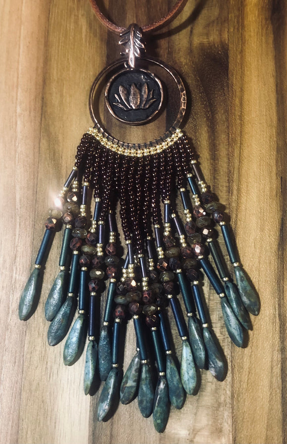 BOHO FRINGE PENDANT