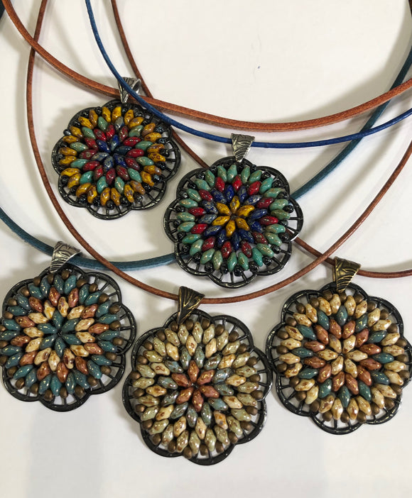 MANDALA PENDANT (Beginner Friendly) - (Wed. 1/11 - 2PM)