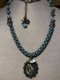 BEADED KUMIHIMO NECKLACE